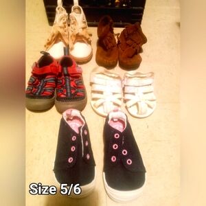 Girls bundle shoes size 5/6
